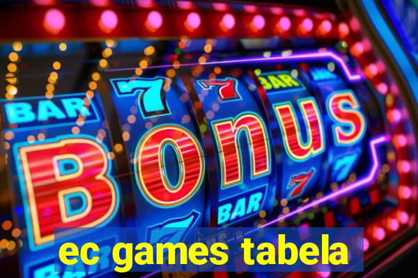 ec games tabela